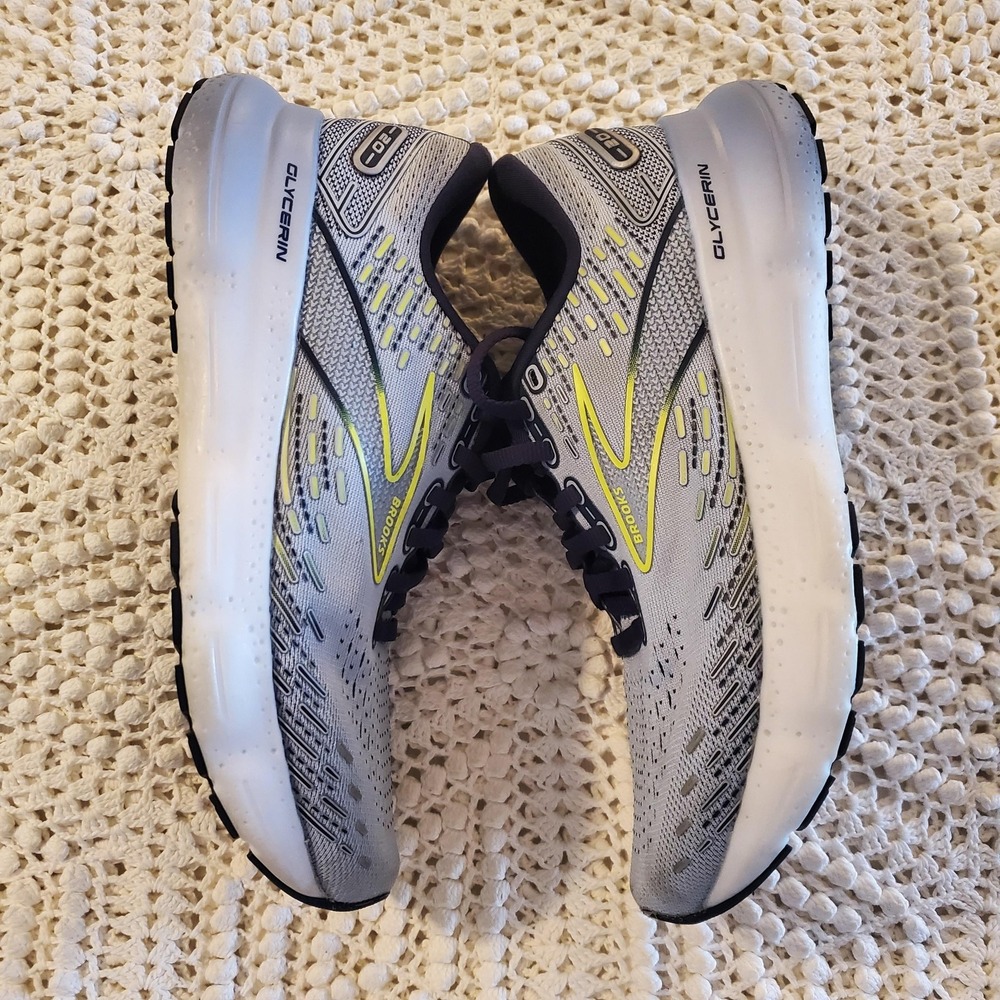Brooks Glycerin 20 Shoes Womens Size 7.5 Gray Blue Running Sneakers Comfort - Picture 4 of 7